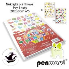 Polsirhurt Naklejki piankowe nps-1 psy i koty a"5