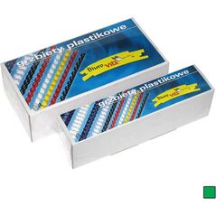 Argo Grzbiet plastikowy 6mm ARGO 405065 zielony 100 szt.