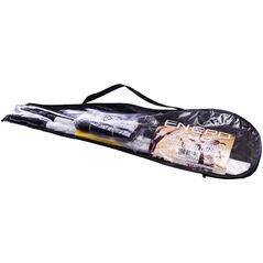 Victoria Sport Zestaw badminton siatka + słupki 700 czarny