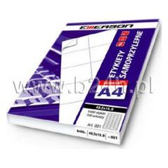 Emerson ETYK.EMERSON 52,5X29,6 100 art 022 ETYKIETA