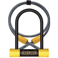 OnGuard Zapięcie rowerowe Bulldog Medium DT żółte (8015M)