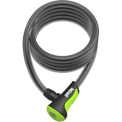 OnGuard Zapięcie rowerowe Linka Neon zielone 12x1800 mm (8156GR)