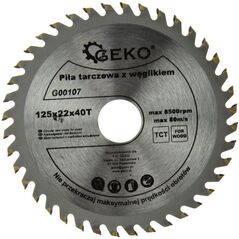 Geko tarcza do drewna 125x22x40T (G00107)