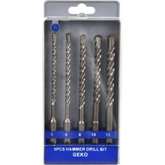 Wiertło Geko SDS+ 10 5 6 8mm 5szt.