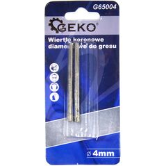 Wiertło Geko walcowe 4mm 2szt.