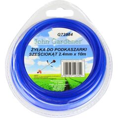 Geko Żyłka do podkaszarki sześciokąt 2,4mmx10m(120)