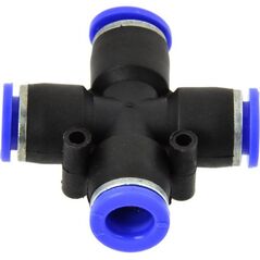 Geko złączka automatyczna węża PU/PE krzyżowa 6mm (G03051)