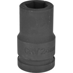 Geko Nasadka udarowa 1" 24mm czarna (50)/