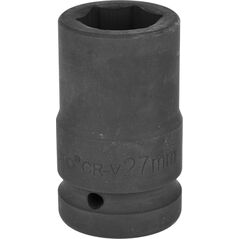 Geko Nasadka udarowa 1" 27mm czarna(50)