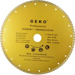 Geko Tarcza diam.300x8x32mm turbo GEKO PROFI (20)