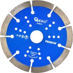 Geko &Tarcza diam.125x10x22,2mm segment. GEKO PREMIUM by laser(100)