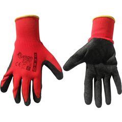Geko Rękawice ochronne GEKON r.8/latex czerwone/(12/240)