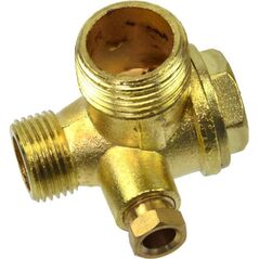 Geko zawór zwrotny kompresora 1/2"x3/8x1/4" (G80308)