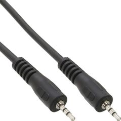 Kabel InLine Jack 2.5mm - Jack 2.5mm 5m czarny (99936G)