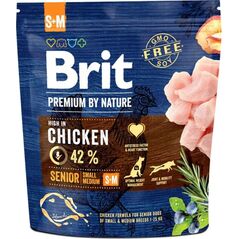 Brit Premium By Nature Senior S+M Small + Medium 1kg