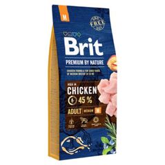 Brit Premium By Nature Adult M Medium 15kg