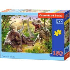 Castorland Puzzle Walka dinozaurów 180 elementów (297438)