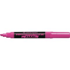 Centropen TEXTMARKER CENTROPEN 8542 RÓŻOWY FLEXI ZAKREŚLACZ MIĘKKA KOŃCÓWKA