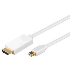 Kabel MicroConnect DisplayPort Mini - HDMI 3m biały (MDPHDMI3-4K)