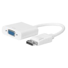 Adapter AV MicroConnect DisplayPort - D-Sub (VGA) biały (DPVGA15CMW)