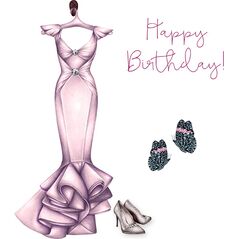 Clear Creation Karnet Swarovski kwadrat CL0322 Urodziny różowa sukienka