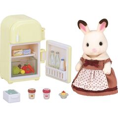 Figurka Epoch Sylvanian Families Zestaw z mamą królików z czekoladowymi uszkami (lodówka)