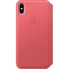Apple Skórzane etui folio iPhone XS Max - zgaszony róż-MRX62ZM/A