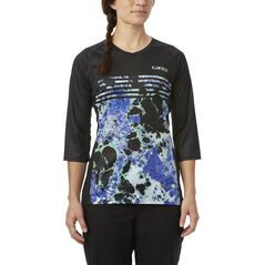 Giro Koszulka rowerowa damska Roust 3/4 Jersey blue marble r. S (NEW)