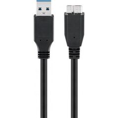 Kabel USB Goobay USB-A - micro-B 0.5 m Czarny (95734)