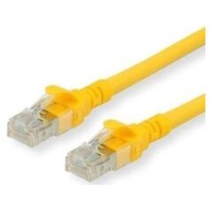 Roline ROLINE - Patch- Cable - RJ- 45 (M) to RJ- 45 (M) - 30 cm - UTP - CAT 6 - halogen free, shaped, stranded - yellow (21.15.2942)