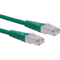 Roline ROLINE S/FTP- (PiMF- )Patch Cable Kat.6, 10m, green 10m (21.15.1383)