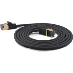 Wantec Wantec Extra dünnesCat.7 RohCable SSTP Patch Cable - 0,1 m - Cat.7 RohCable - S/FTP (S- STP) - RJ- 45 - RJ- 45 - black (7197)