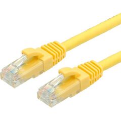 Value VALUE - Patch- Cable - RJ- 45 (M) to RJ- 45 (M) - 20 m - UTP - CAT 6a - shaped, without Haken - yellow, RAL 1004 (21.99.1439)