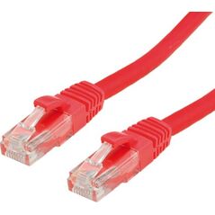 Value VALUE - Patch- Cable - RJ- 45 (M) to RJ- 45 (M) - 15 m - UTP - CAT 6a - shaped, without Haken - red, RAL 3000 (21.99.1428)