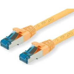 Value Patchcord - RJ-45 - 50 cm - SFTP, PiMF - CAT 6a -Żółty (21.99.1930)