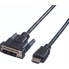Kabel Value 1.5m czarny (11995516 1.5 M Dvi-D Hdmi)