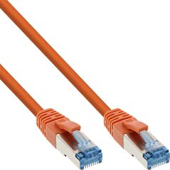 InLine 0,5 m Cat6a S / FTP (S-STP) Pomarańczowy kabel sieciowy (76850O)