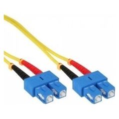 InLine InLine - Network cable - SC Single- Modus (S) to SC Single- Modus (S) - 7,5m - glass fiber - 9/125 Micrometer - OS2 - halogen free - yellow (82925G)