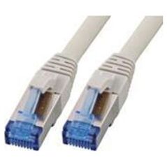 M-CAB Kabel sieciowy S / FTP (S-STP) szary 0,25 m Cat6a (3810)