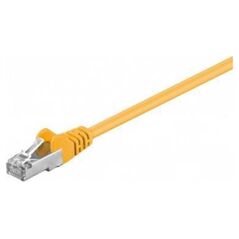 Goobay Wentronic goobay - Network cable - RJ- 45 (M) to RJ- 45 (M) - 20,0m - Foiled Unshielded Twisted Pair (F/UTP) - CAT 5e - shaped - yellow (50867)