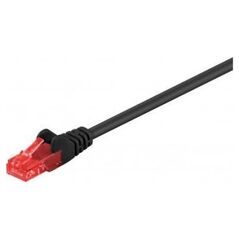 Goobay Wentronic Goobay CAT 6 Patch Cable, U/UTP, black, 1 m - CCA coppergemisch (68677)