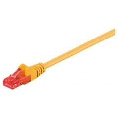 Goobay Wentronic Goobay CAT 6 Patch Cable, U/UTP, yellow, 1 m - CCA coppergemisch (68438)