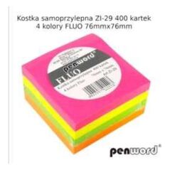 Polsirhurt Kostka samoprzyl. Fluo 76mmx76mm ZI-29 400 kartek