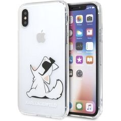 Karl Lagerfeld Etui KLHCPXCFNRC iPhone X/XS transparentne