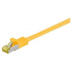 Goobay Wentronic goobay - Patch Cable - RJ-45 (M) to RJ-45 (M) - 3.0m - SFTP, PiMF -Cat.7 Raw Cable - Halogen Free, Shaped - Yellow (91611)
