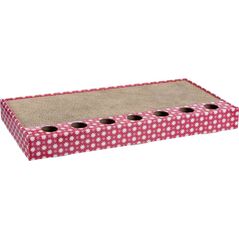 Trixie Drapak kartonowy z zabawkami 48 × 25 cm różowy (TX-48005)