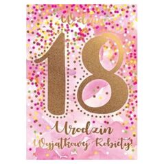 PASSION CARDS Karnet 18-te urodziny