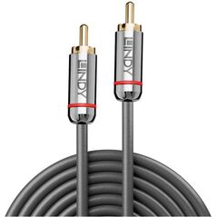 Kabel Lindy RCA (Cinch) - RCA (Cinch) 3m srebrny (35341)