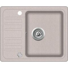 Zlewozmywak Aquasanita Dirbtinio granito virtuvinė plautuvė Aquasanita Notus SQ102, 110 Beige