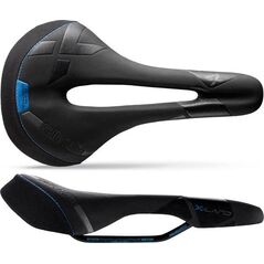 Selle Italia Siodło SELLE ITALIA X-LAND E-BIKE TM SUPERFLOW L (id match - L3) Manganese Tube 7, fibra-tek- Mokka, 275g czarno-niebieskie (NEW)